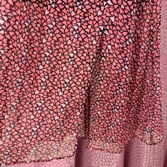 NWT Finders Keepers Amour Long Sleeve Heart Print Midi Dress - Picture 8 of 13